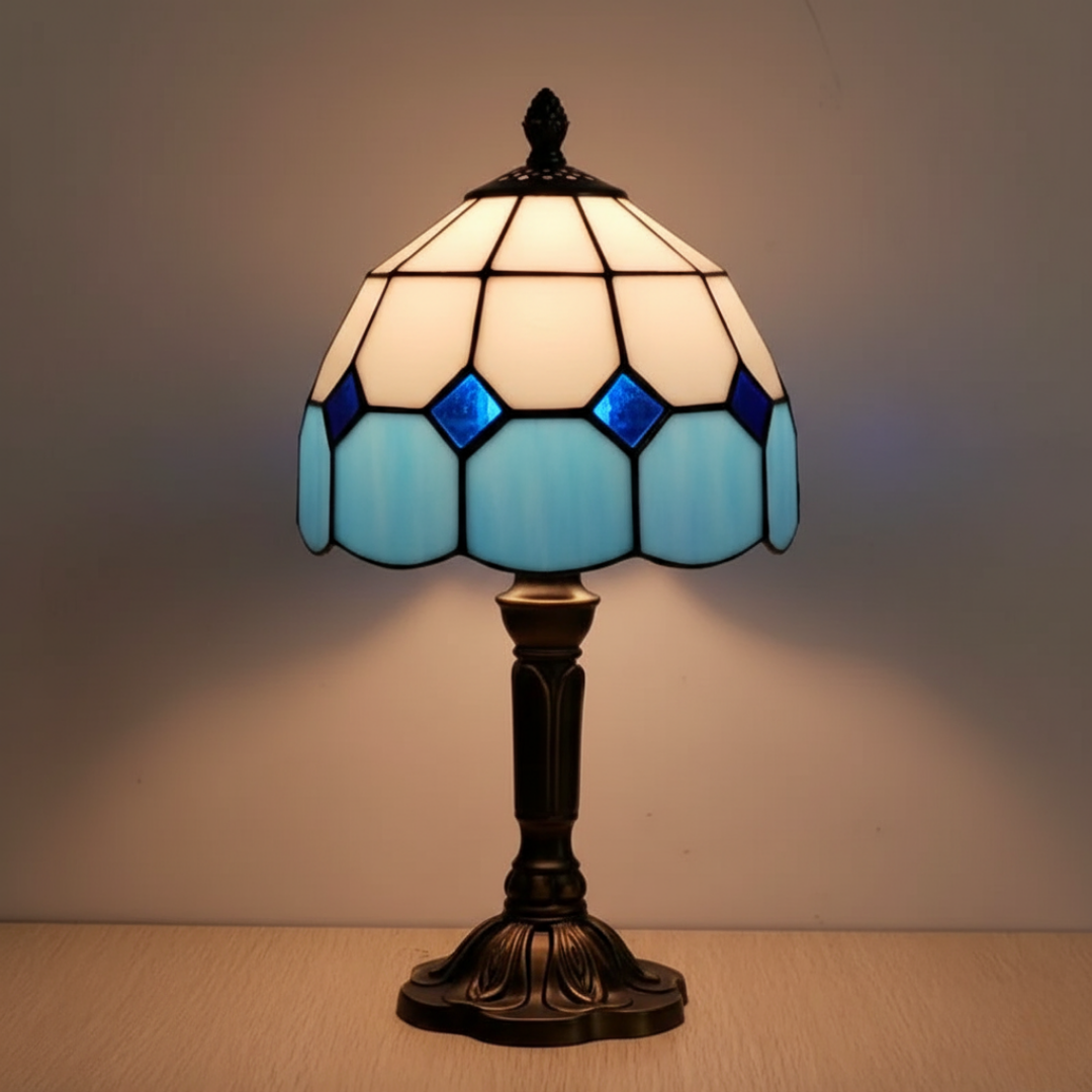 Lampada da tavolo a LED in stile mediterraneo