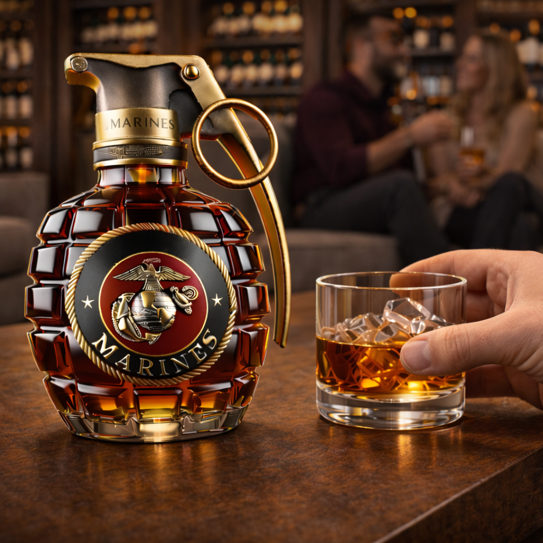 Pomegranate Whisky Bottle - The Elegance of Pomegranate