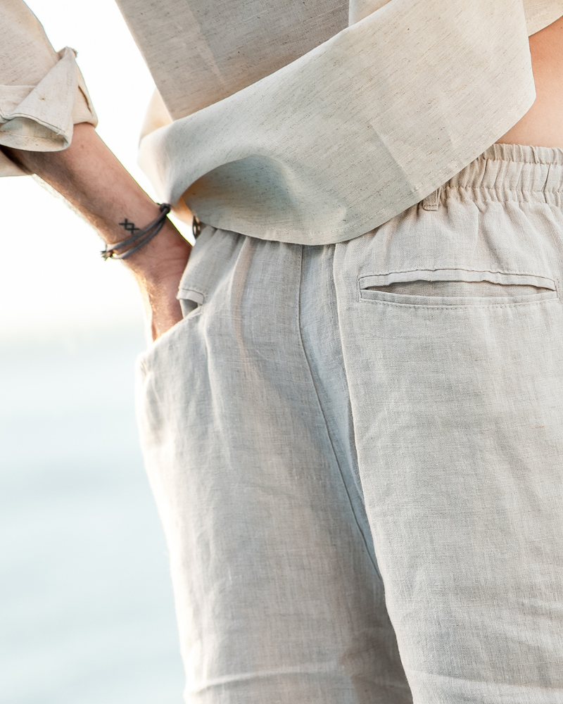 Casablanca - Pantaloncini Premium in Lino