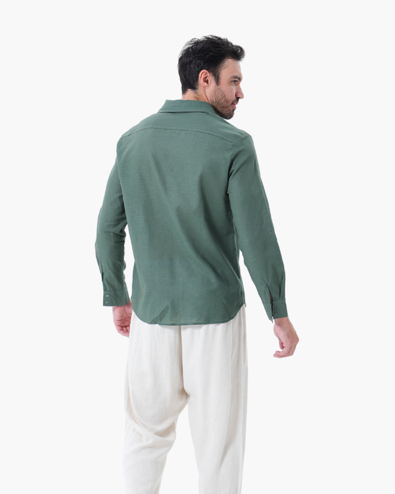 Completo lino Old Money (Manica lunga)