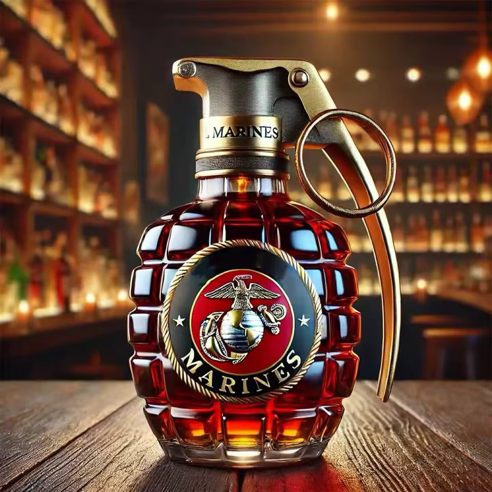 Pomegranate Whisky Bottle - The Elegance of Pomegranate
