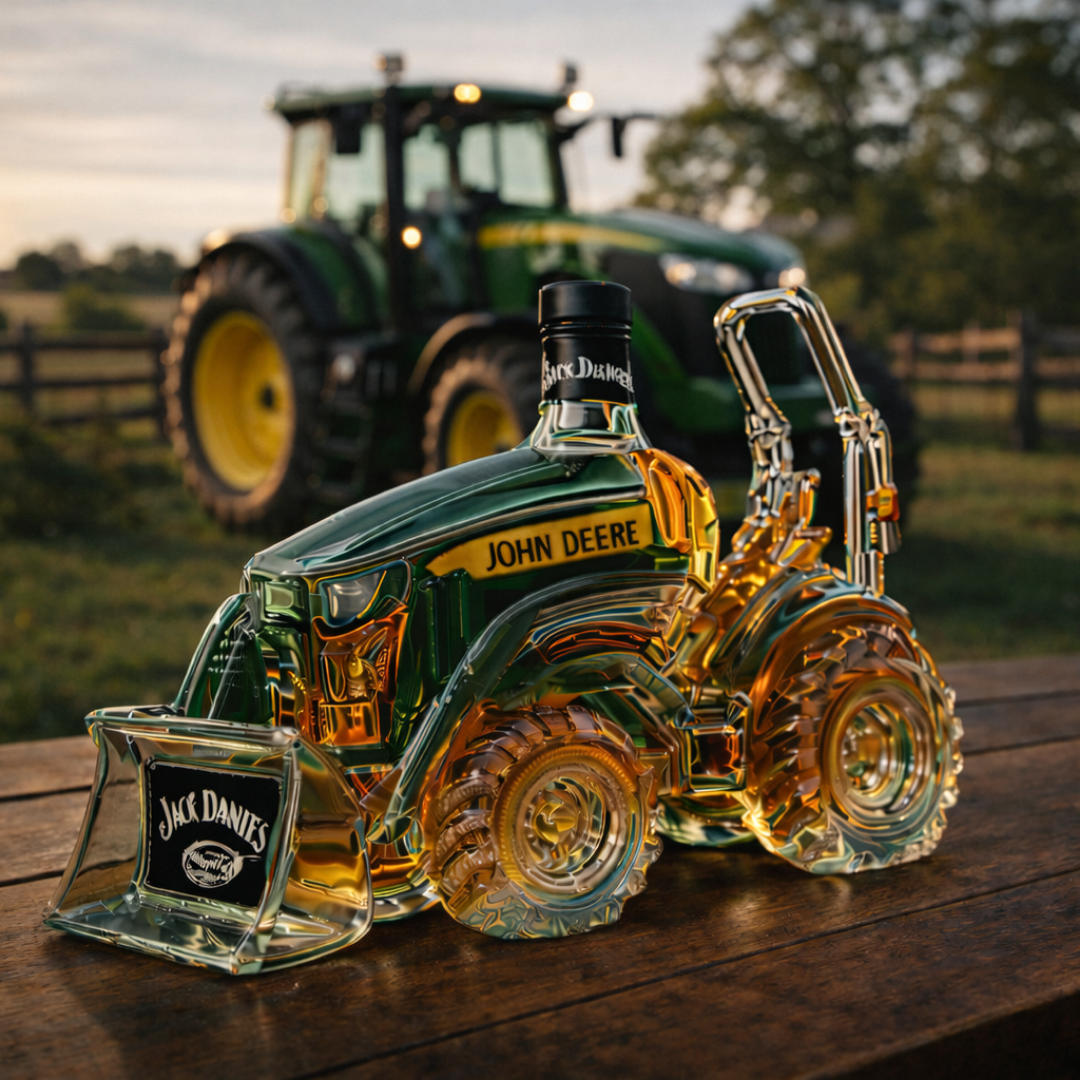 Jack Daniel's Whisky Flask - Tractor Edition